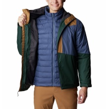 Columbia Winter Jacket Wallowa Park 3in1 Interchange (waterproof/breathable) blue/green/brown Men